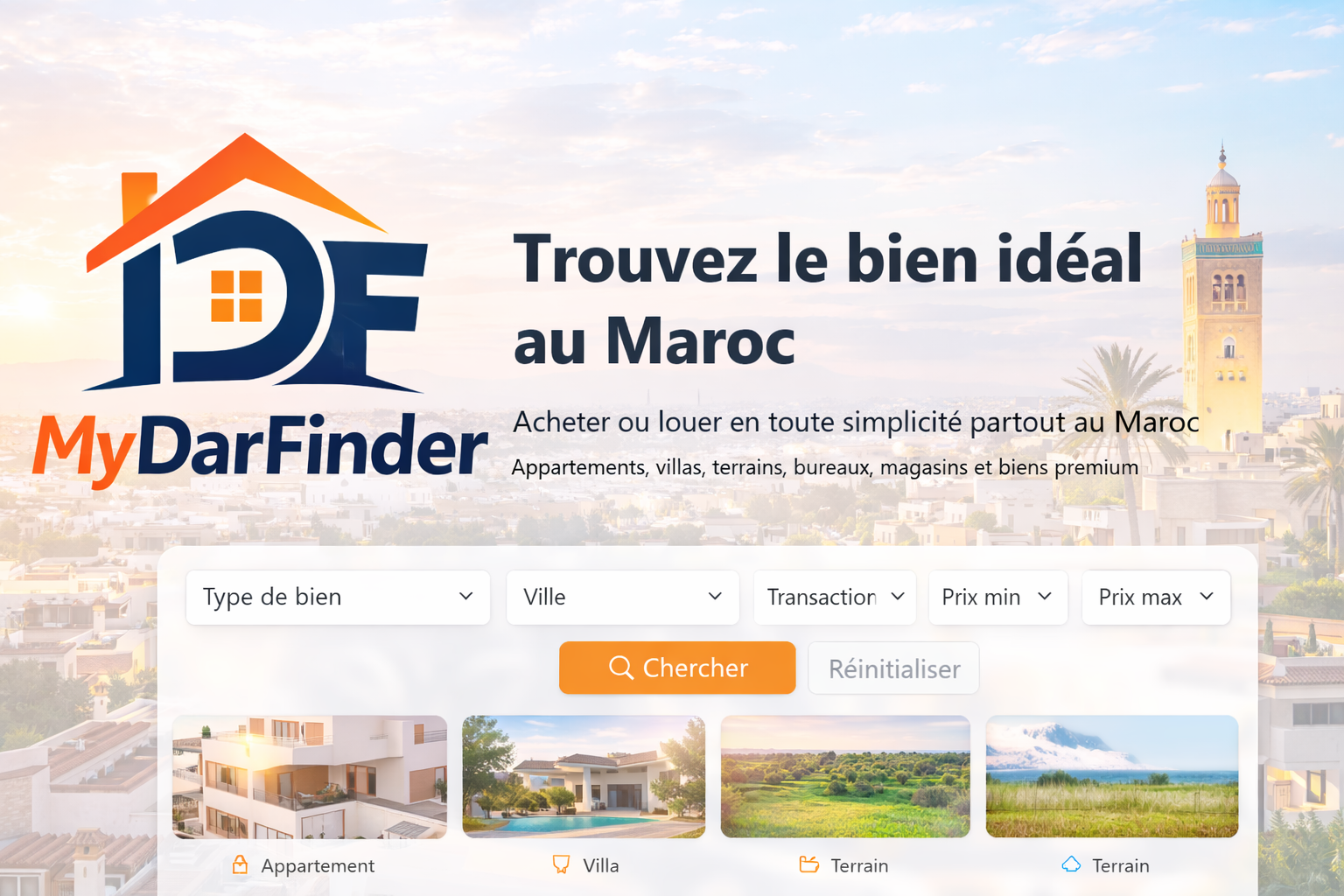MyDarFinder : une nouvelle plateforme immobilière marocaine veut simplifier la recherche de biens